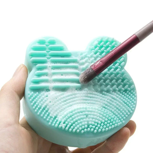 1pc Brush Cleaner Pad – Universal Scrubber Mat
