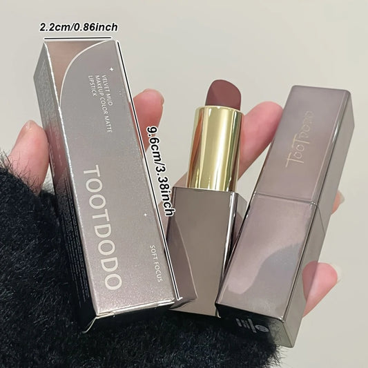 3 Shades Matte Velvet Lipstick – Waterproof & Bold