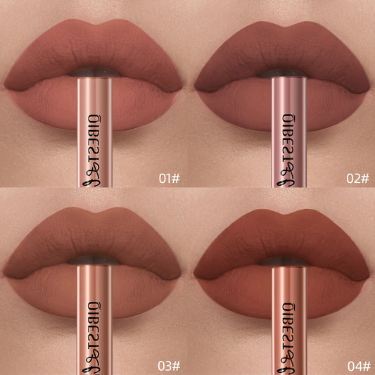Matte Liquid Lipstick – 24 Shades, Waterproof