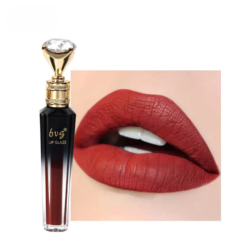 Velvet Matte Lip Gloss – Waterproof & Long-Lasting