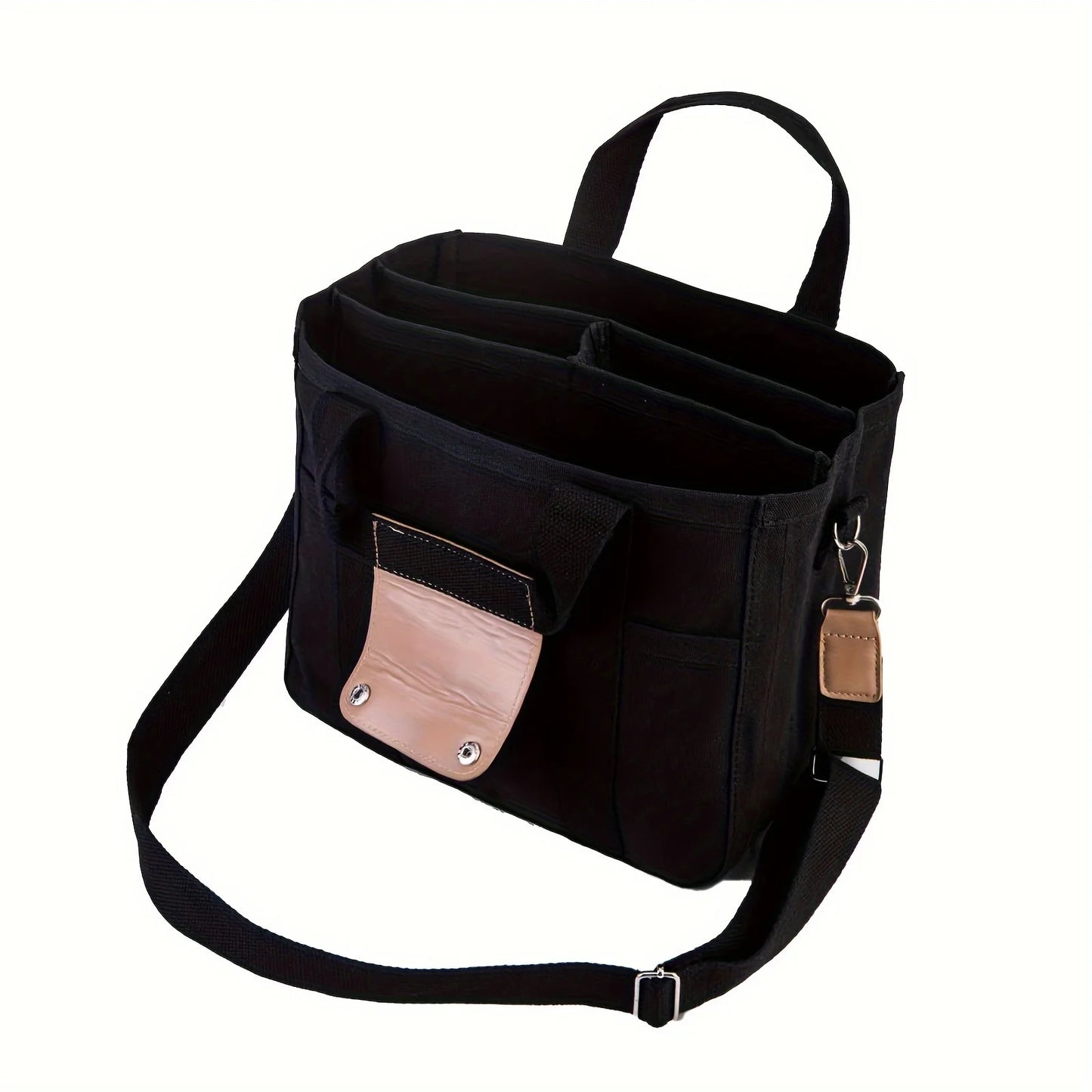 Women’s Canvas Tote Bag – Large Capacity, Crossbody