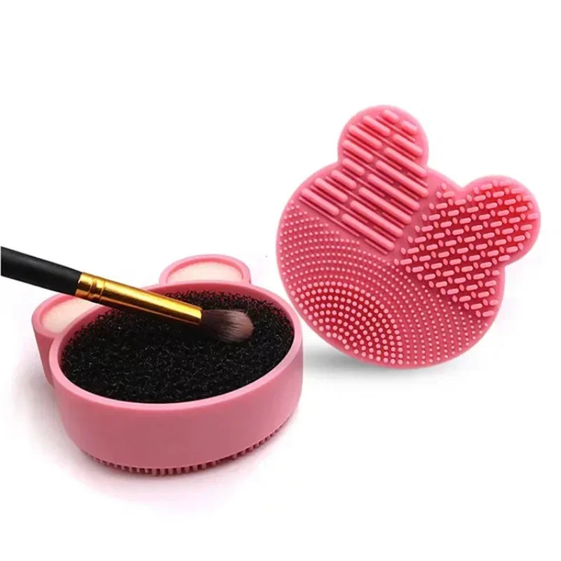 1pc Brush Cleaner Pad – Universal Scrubber Mat