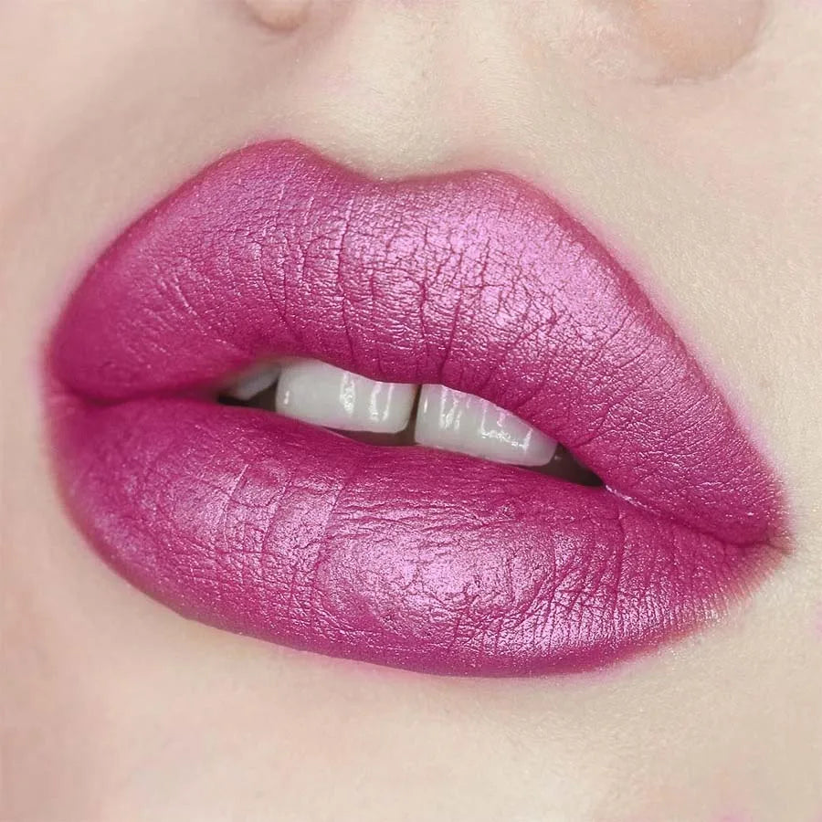 Red Metallic Lip Gloss – Glittery & Waterproof