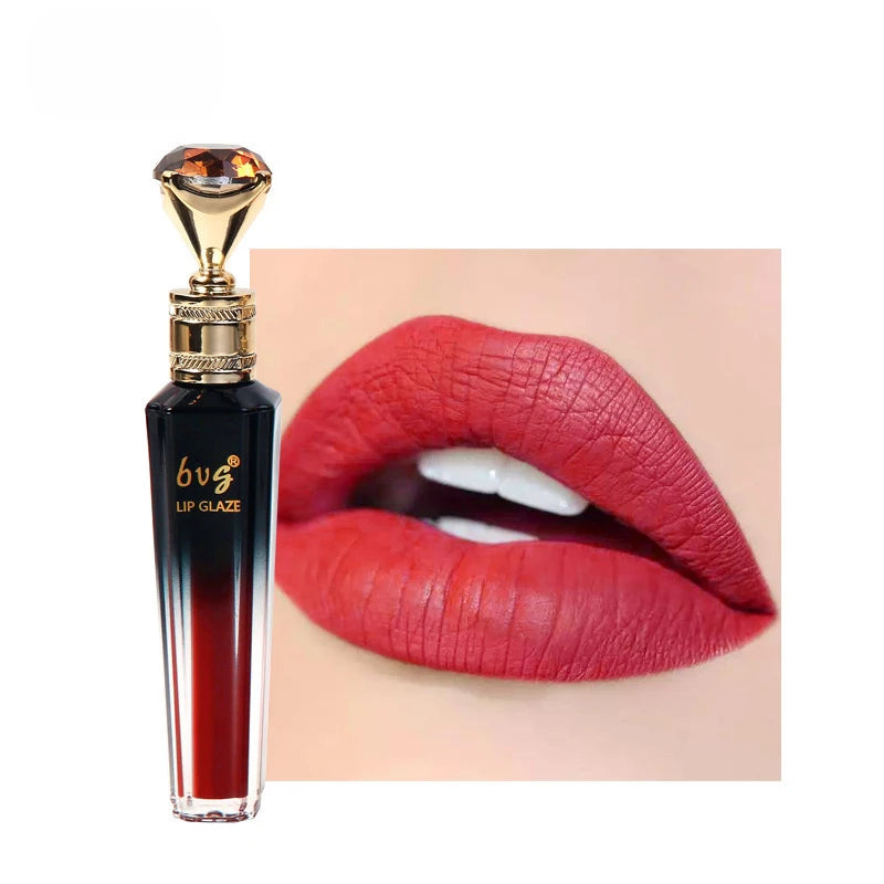 Velvet Matte Lip Gloss – Waterproof & Long-Lasting