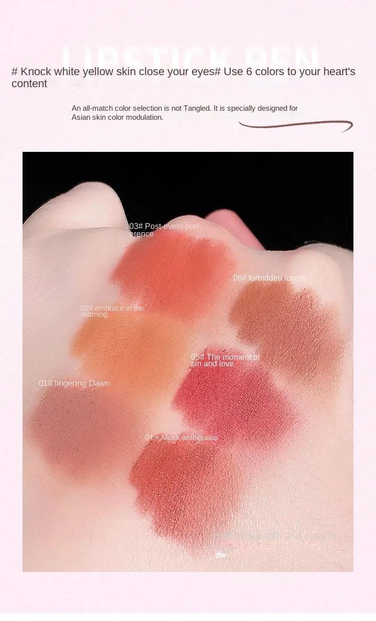 Matte Velvet Lip Pen – Bold & Waterproof