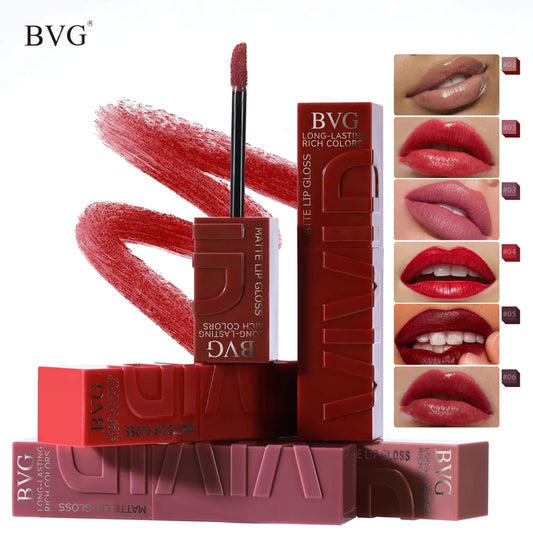 Matte Lip Gloss – Long-Lasting, Rich Warm Shades