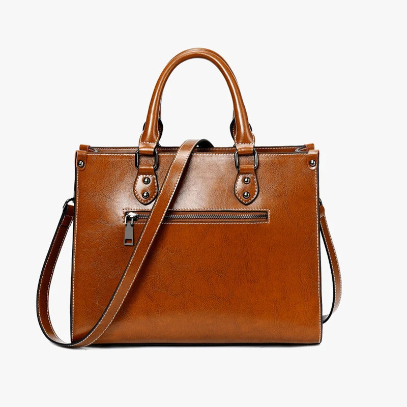 Genuine Leather Women’s Crossbody & Tote Handbag