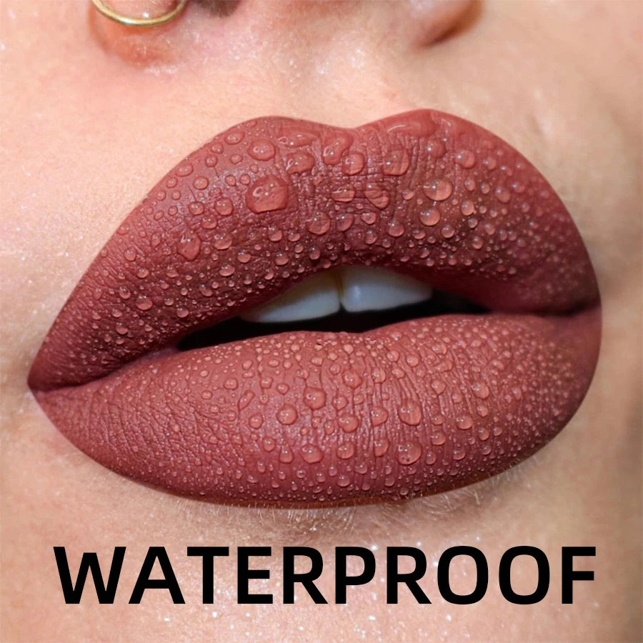19 Matte Velvet Shades – Waterproof & Bold