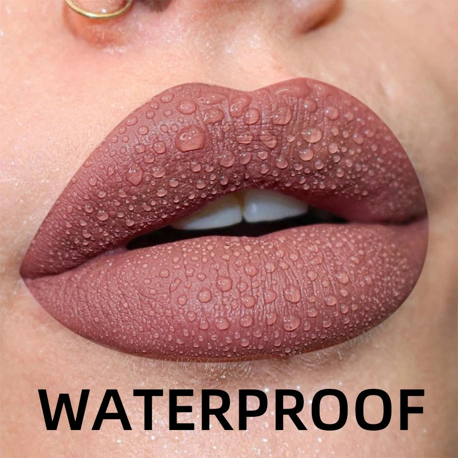 19 Matte Velvet Shades – Waterproof & Bold