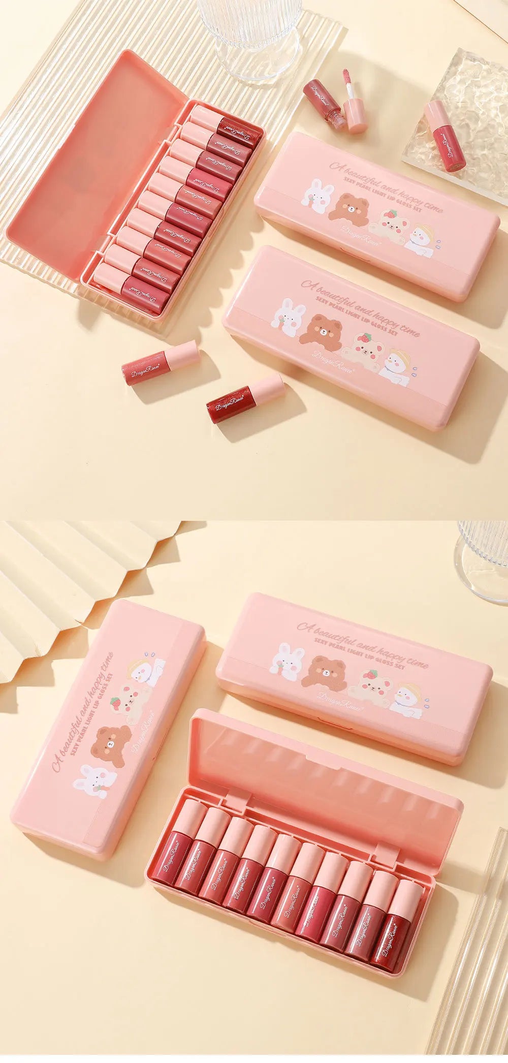 Vibrant Lip Glaze Set – Bold & Charming