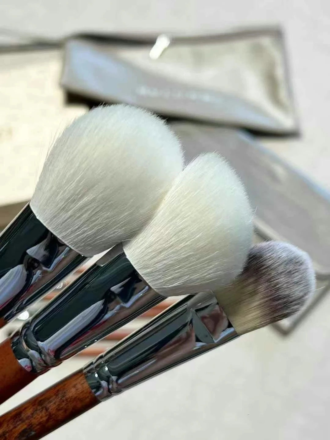 Elegant Brush Set – Wood & Leather