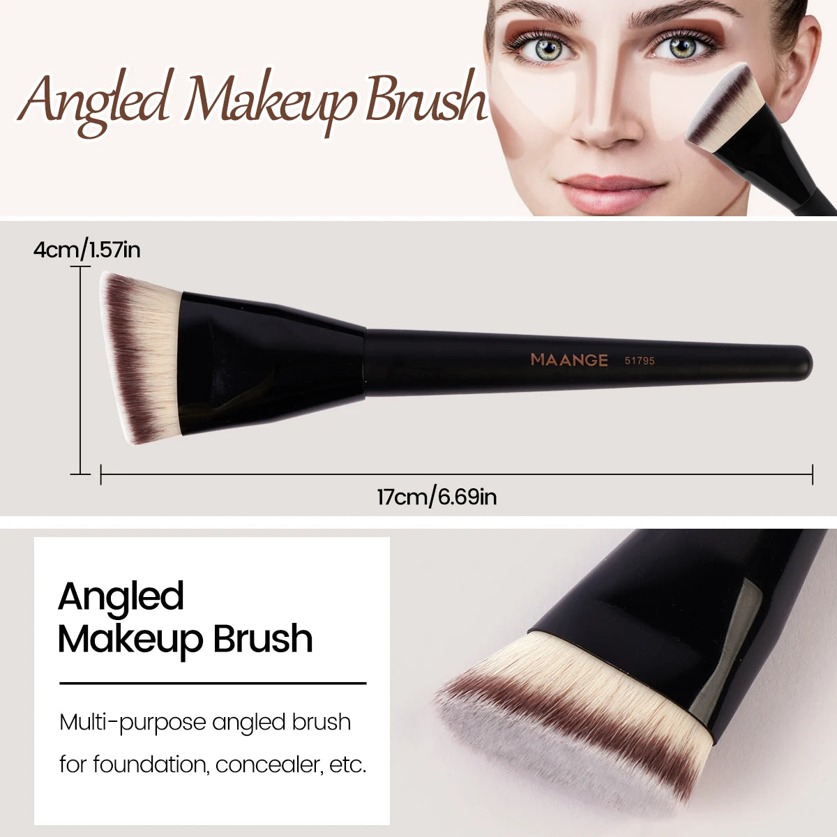 Maange 3pcs Brush Set – Perfect Blending