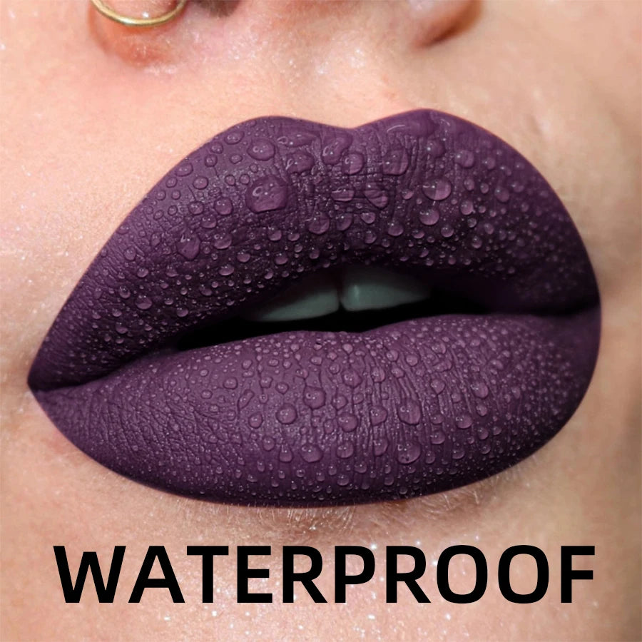 19 Matte Velvet Shades – Waterproof & Bold