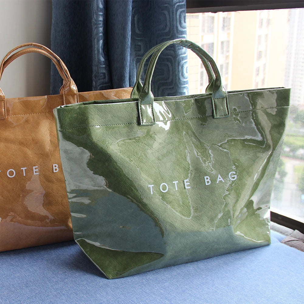 Women’s Solid Color Tote – Large Capacity, Fashion Bag