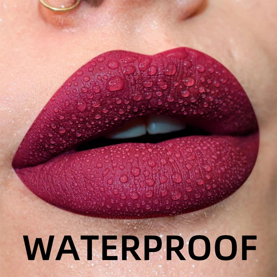 19 Matte Velvet Shades – Waterproof & Bold