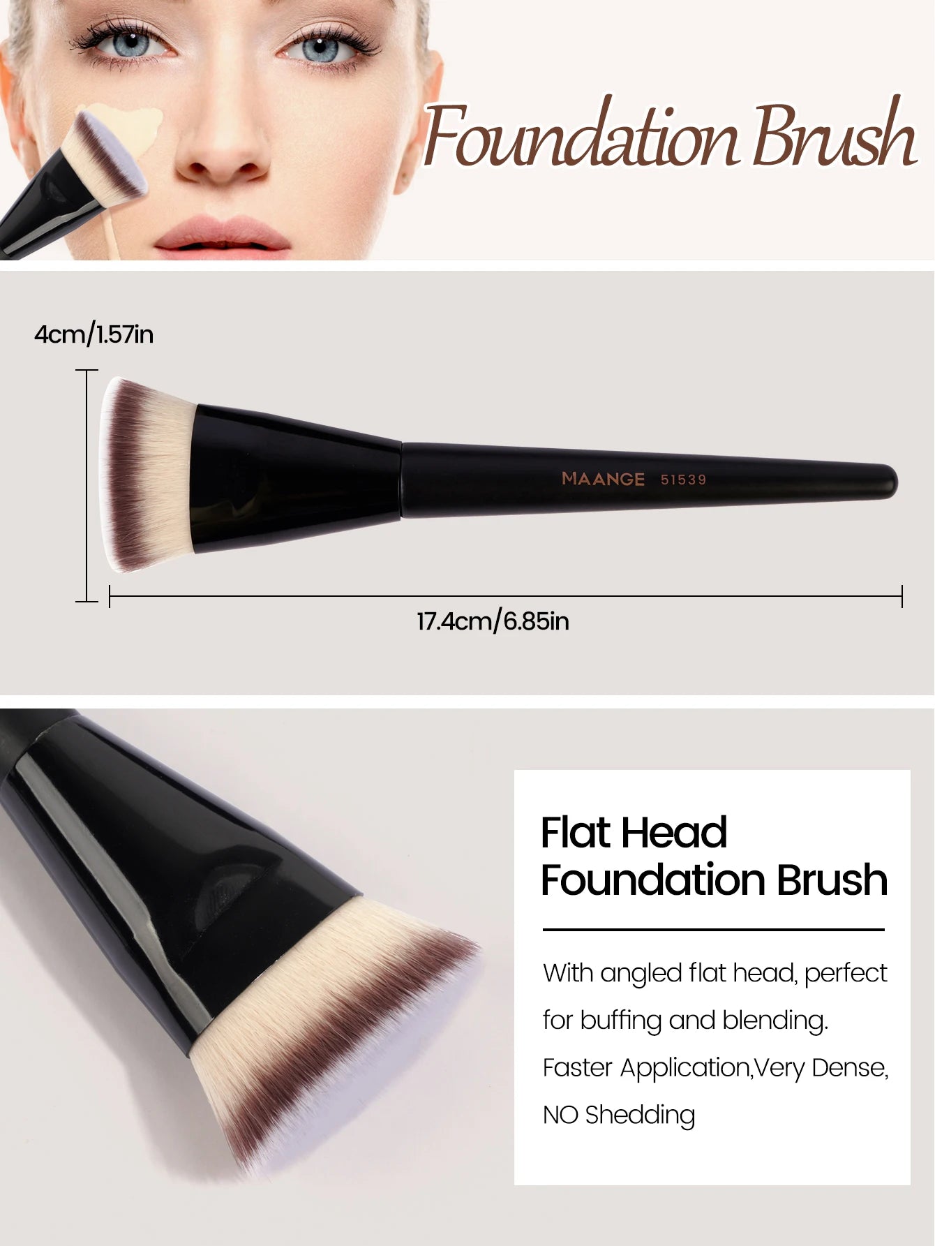 Maange 3pcs Brush Set – Perfect Blending