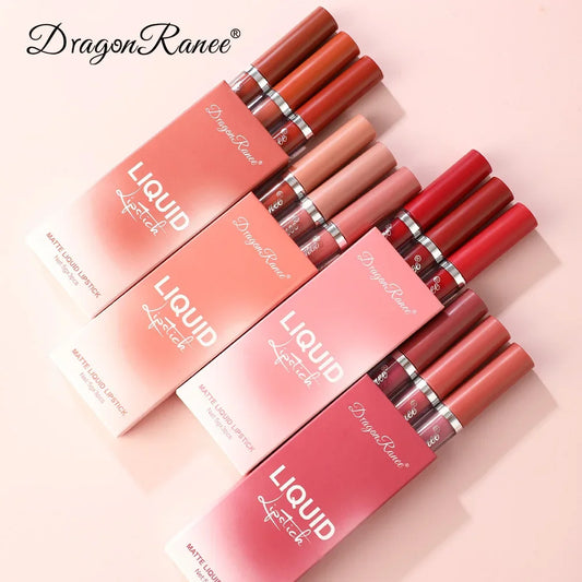 3 PCS Liquid Lipstick Set – Matte & Waterproof