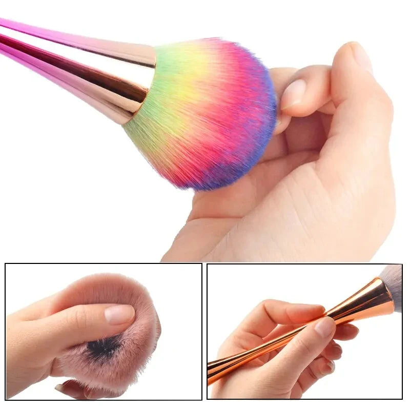 Nail Dust Brush – 7 Styles, Fluffy & Easy to Use
