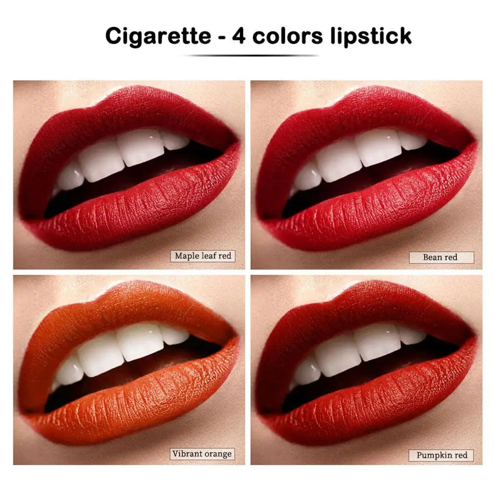 4-Color Matte Lip Set – Waterproof & Bold