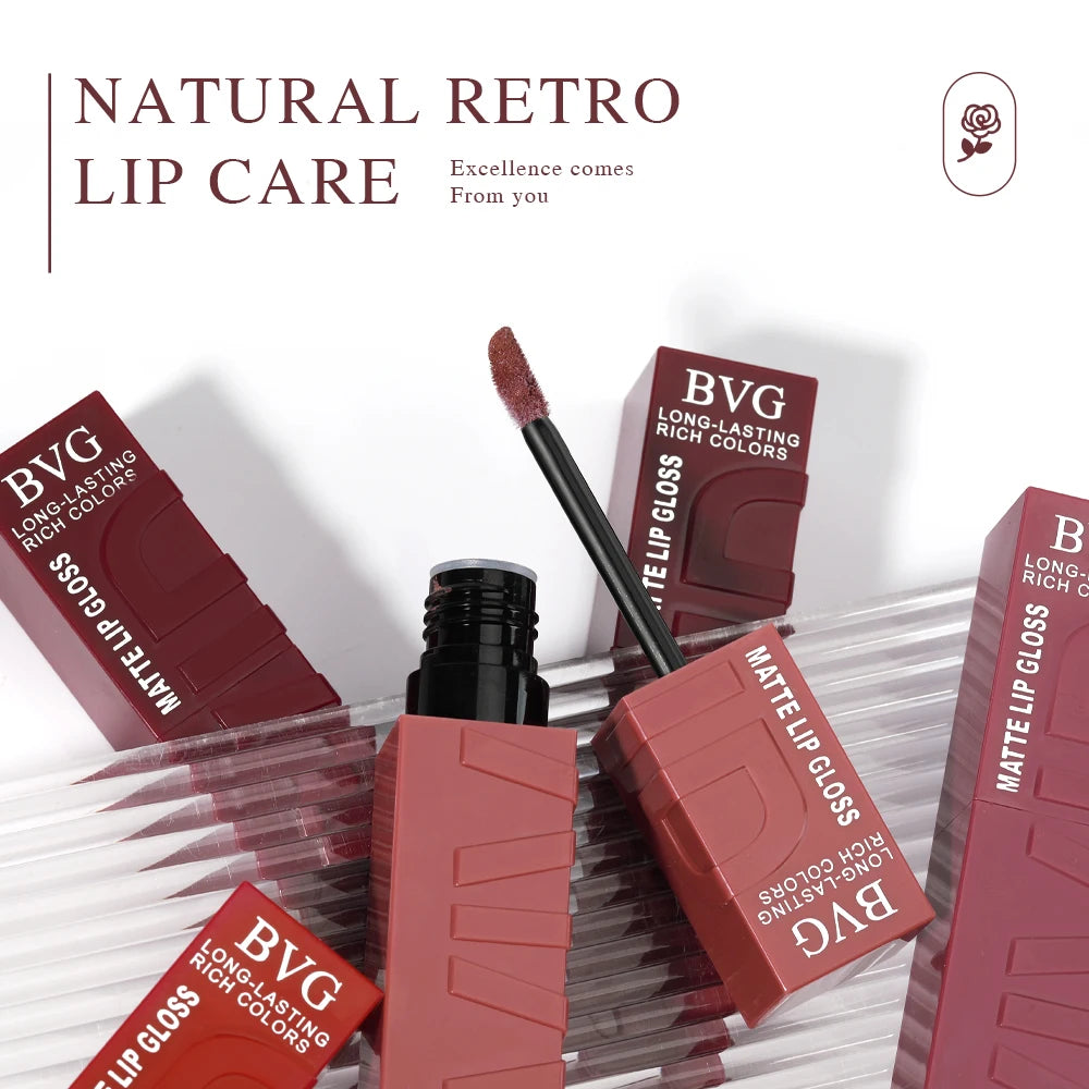 Matte Lip Gloss – Long-Lasting, Rich Warm Shades