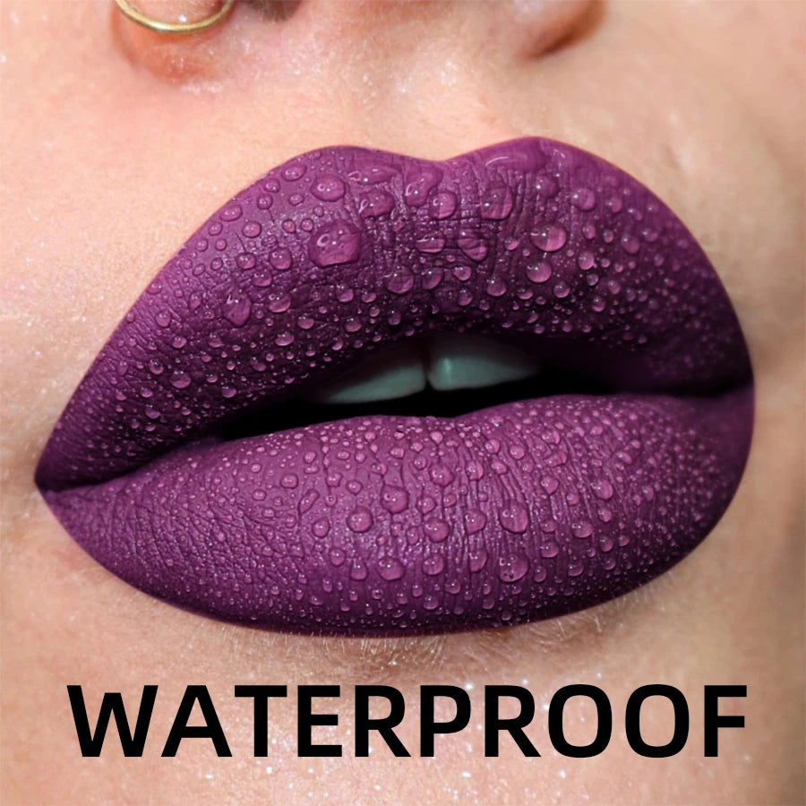 19 Matte Velvet Shades – Waterproof & Bold