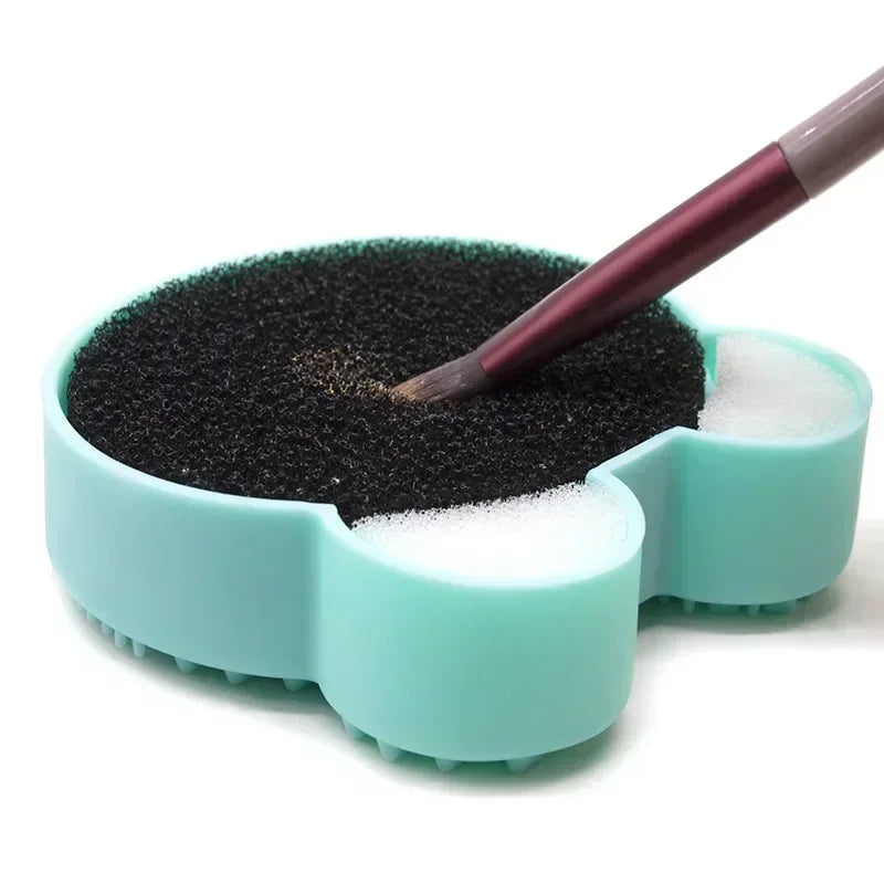 1pc Brush Cleaner Pad – Universal Scrubber Mat