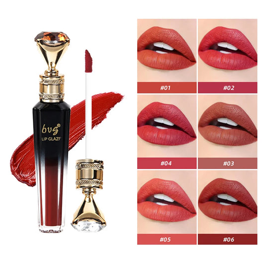 Velvet Matte Lip Gloss – Waterproof & Long-Lasting