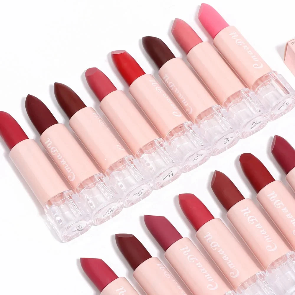1PC Matte Lipstick – Waterproof, 15 Shades