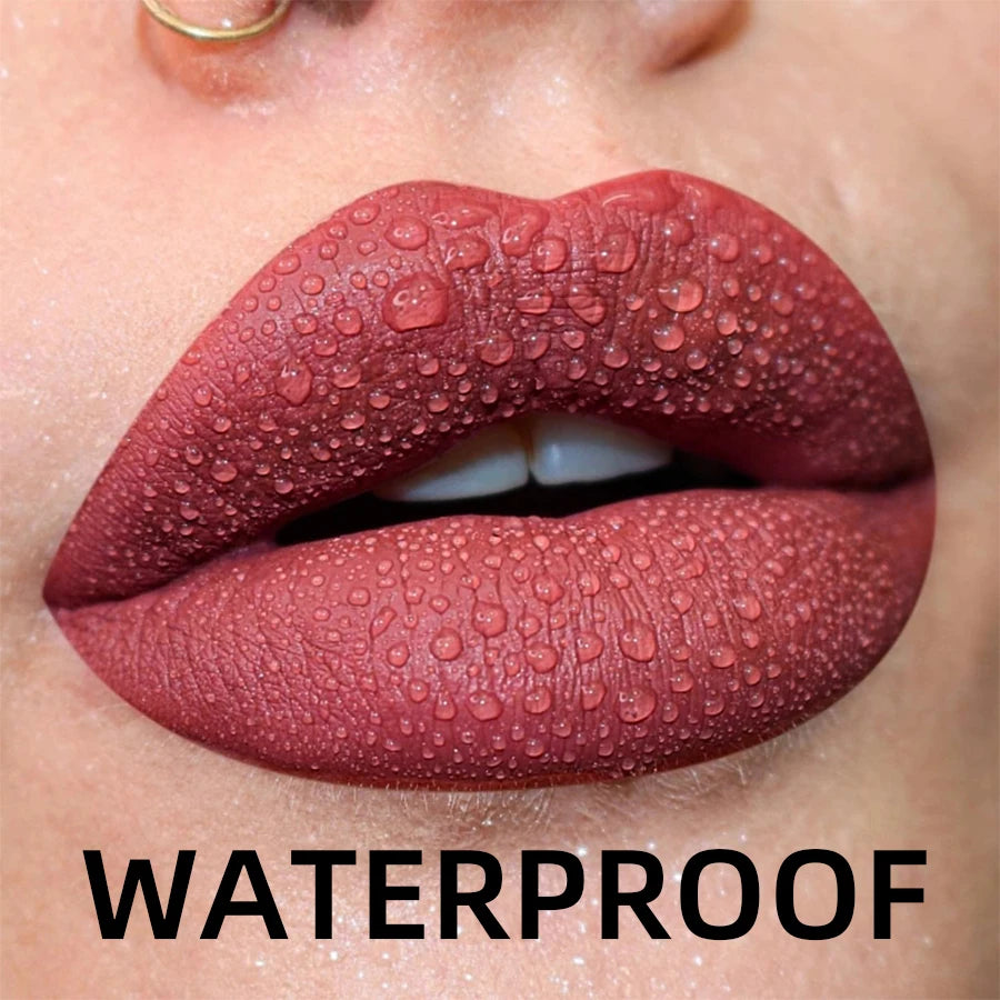 19 Matte Velvet Shades – Waterproof & Bold