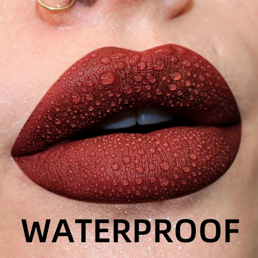 19 Matte Velvet Shades – Waterproof & Bold