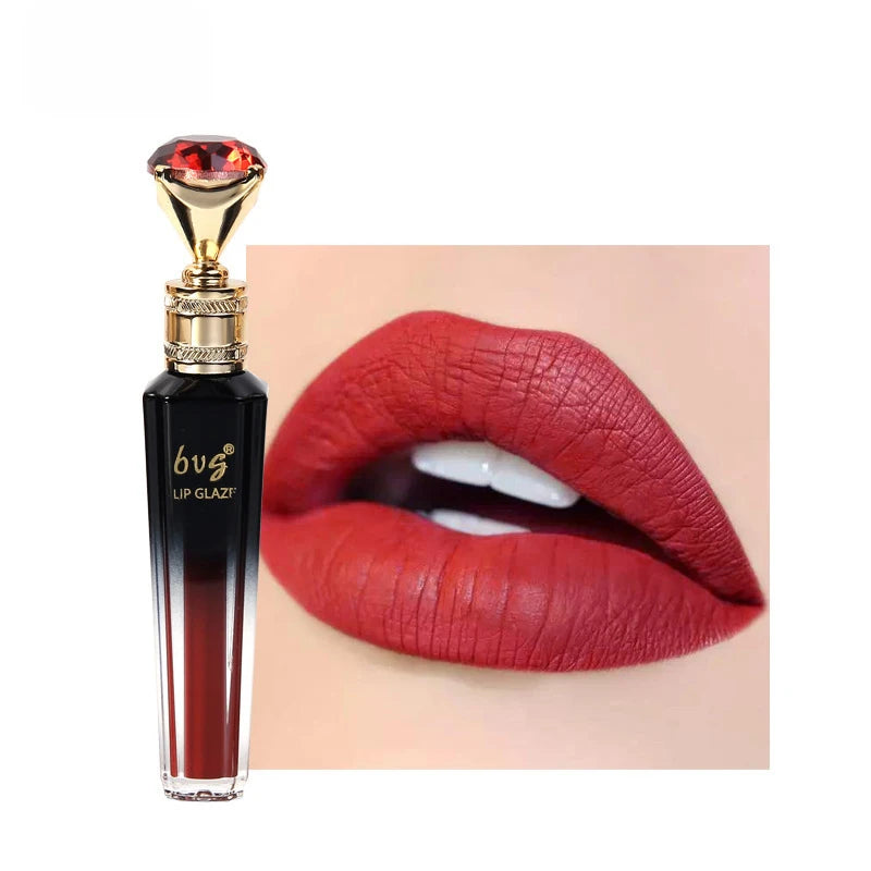 Velvet Matte Lip Gloss – Waterproof & Long-Lasting