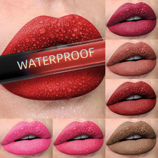 19 Matte Velvet Shades – Waterproof & Bold