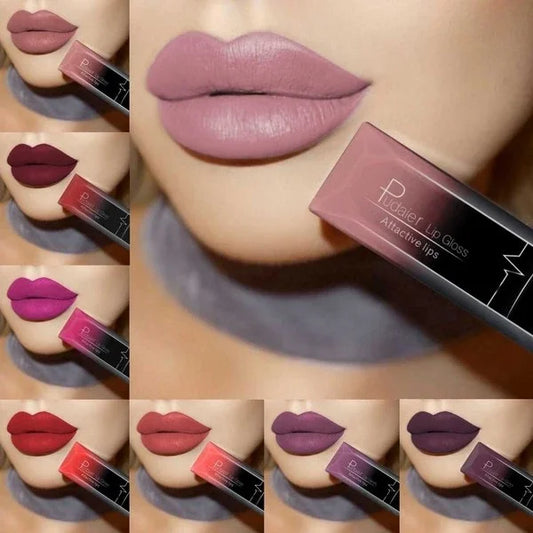 17 Matte Lip Shades – Long-Lasting Liquid Lipstick