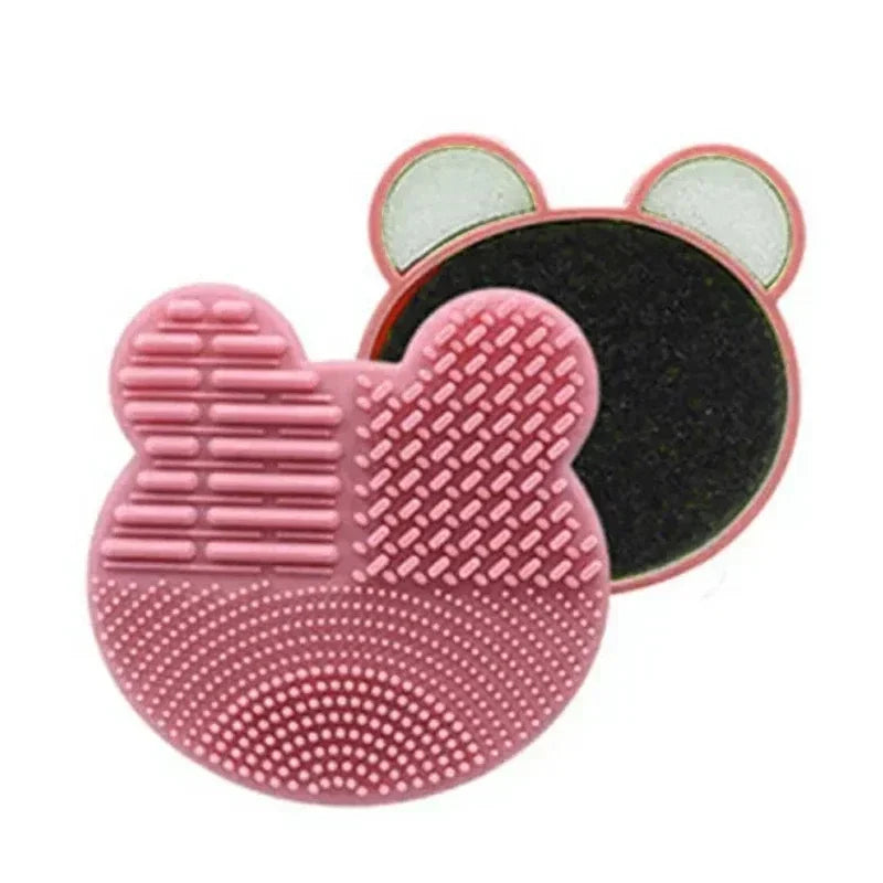 1pc Brush Cleaner Pad – Universal Scrubber Mat