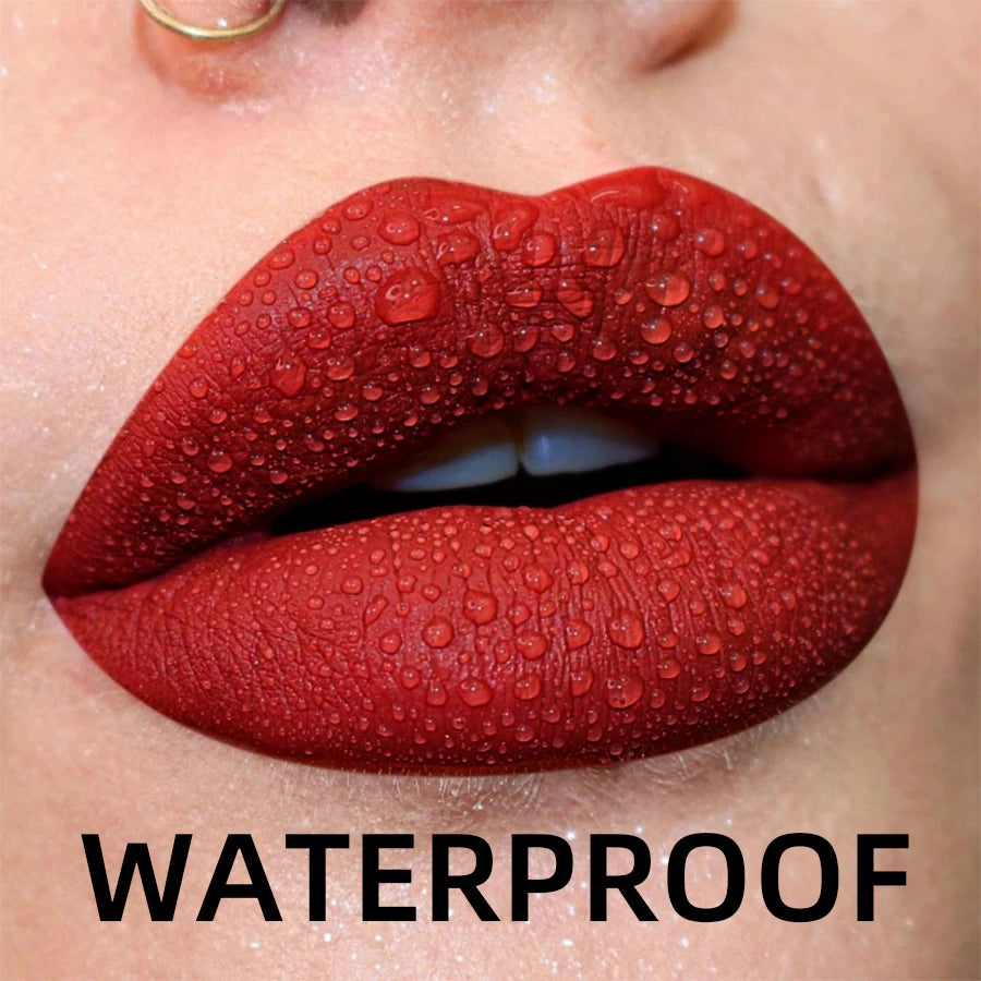 19 Matte Velvet Shades – Waterproof & Bold