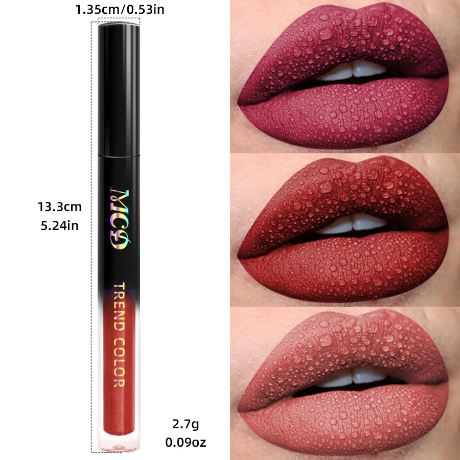 19 Matte Velvet Shades – Waterproof & Bold