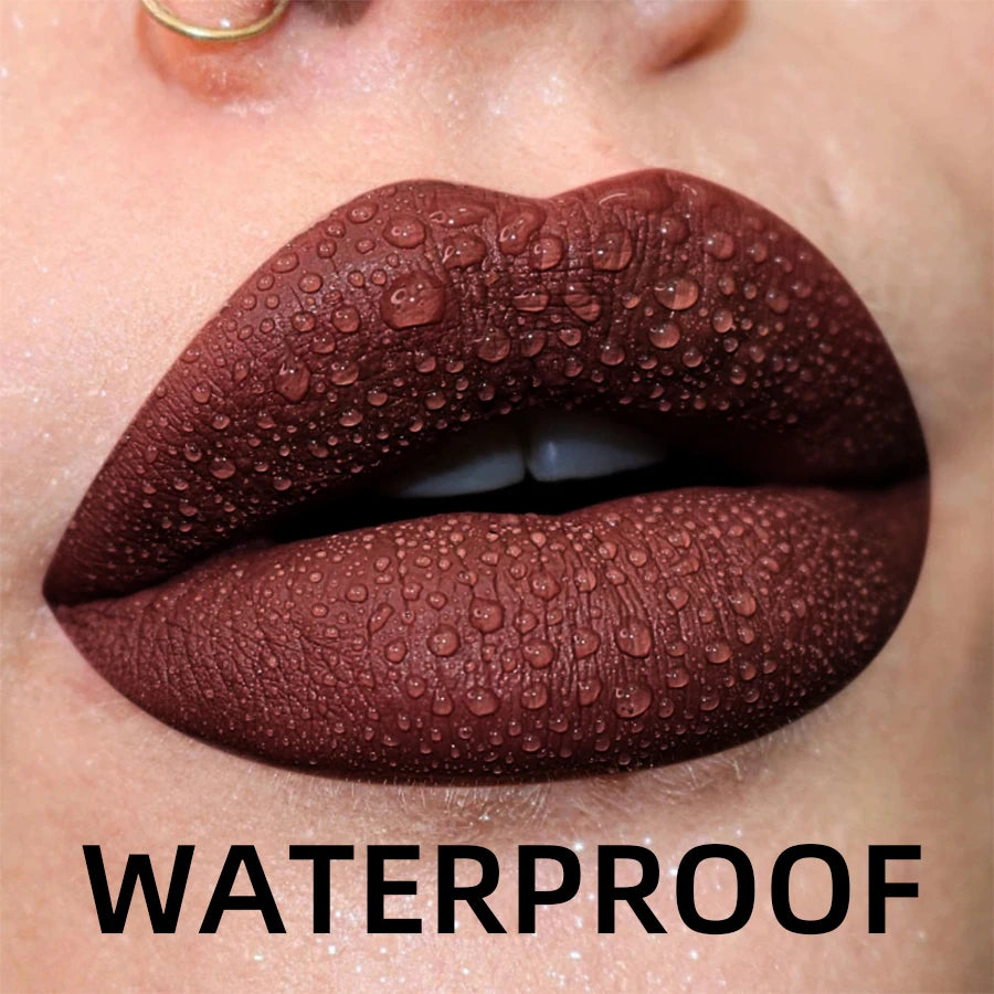 19 Matte Velvet Shades – Waterproof & Bold
