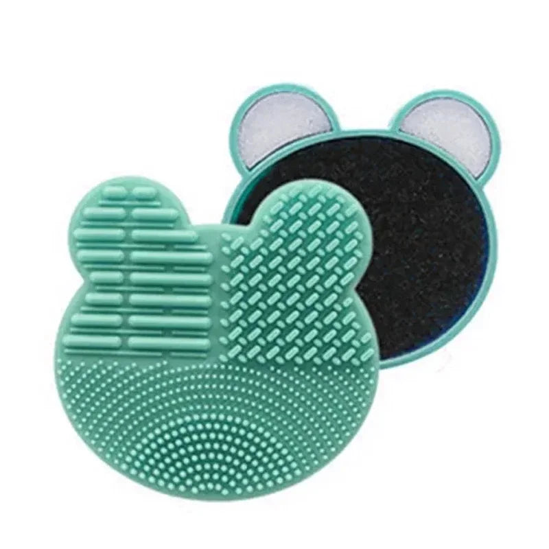 1pc Brush Cleaner Pad – Universal Scrubber Mat